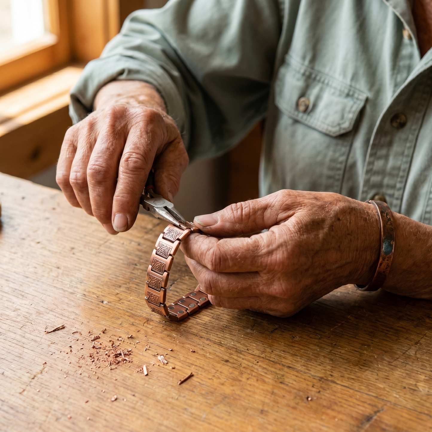 Della's Glen Men's Copper Bracelet