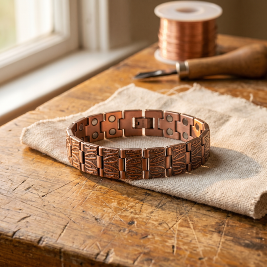 Della's Grit Men's Copper Bracelet