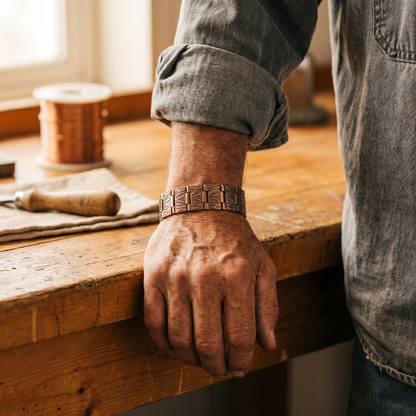 Della's Grit Men's Copper Bracelet