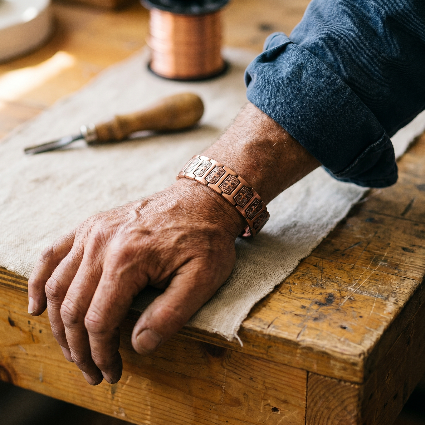 Della's Gale Men's Copper Bracelet
