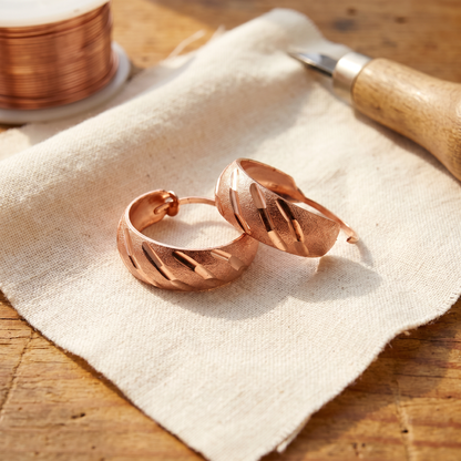 Della's Vale Copper Earrings
