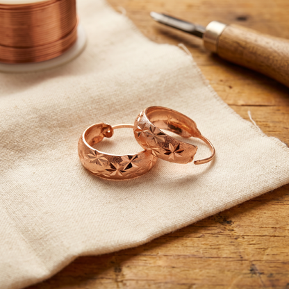 Della's Dew Copper Earrings