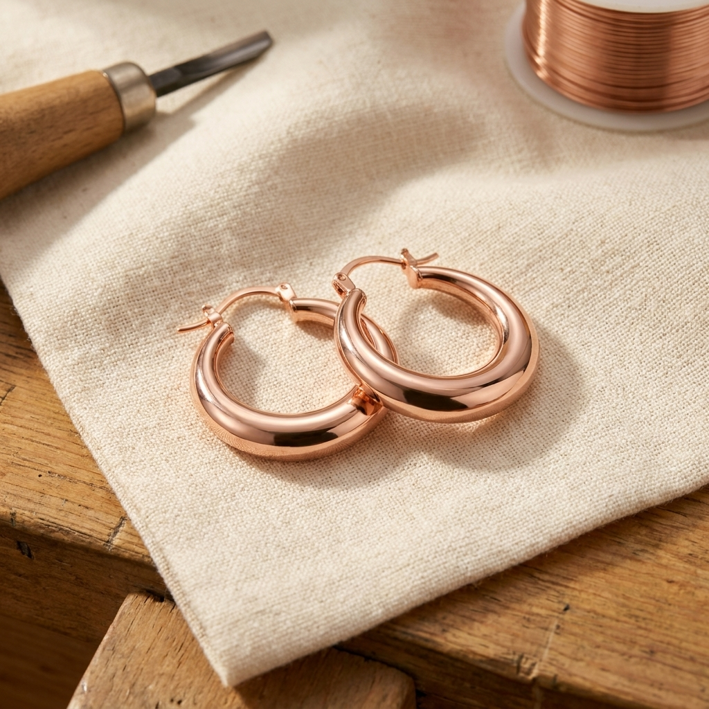 Della's Marl Copper Earrings